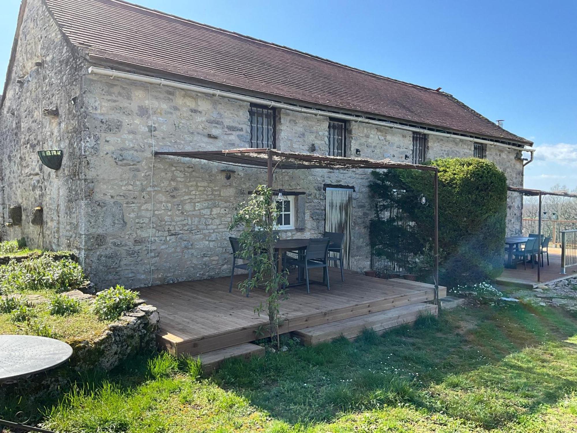 Les Gites Perard Caylus Exterior foto